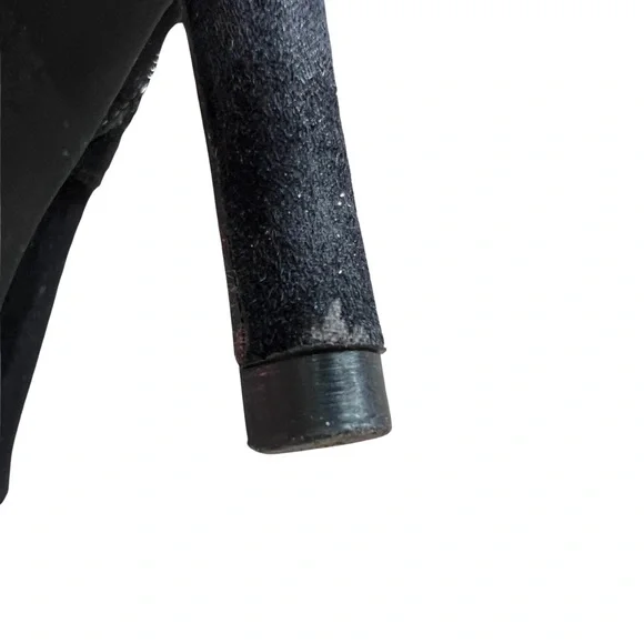 BCBGeneration Black Suede Pointed Toe Heels - Picture 7 of 10